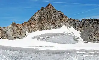 Schrandele von Süden, im Vordergrund der Schwarzenbergferner