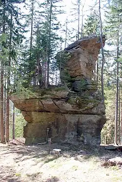 Der Schrattelofen am Südosthang des Reinischkogels