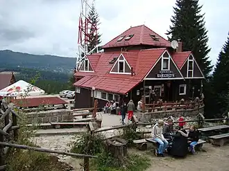 Kamieńczyk-Hütte (Polnisch: Schronisko Kamieńczyk)