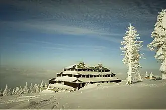 Die Herberge im Januar 2005