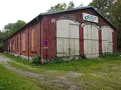 Ehemalige dreiständige Triebwagenhalle