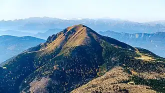 Das Schwarzhorn vom Zanggen gesehen