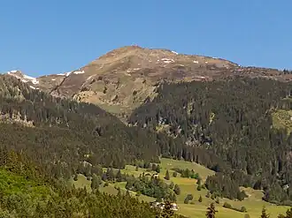 Blick von Bad Hofgastein auf die Schwarzwand