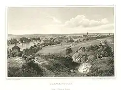 Weinstadt Schweinfurt im Jahre 1847