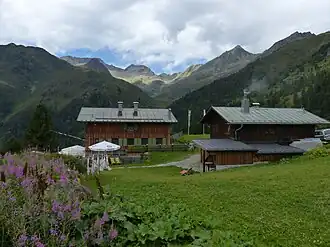 Schweinfurter Hütte von Südosten