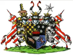 Wappen der „Schweinitz und Krain“ im Schlesischen Wappenbuch, 1901