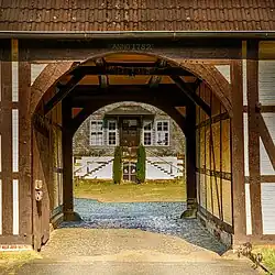 Fachwerk-Torhaus des Rittergutes von 1782