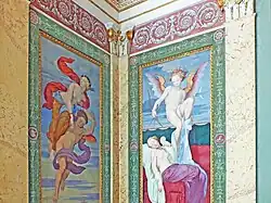 Zwei der neun Wandbilder