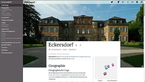 Wikipediaartikel angezeigt mit Wikiwand