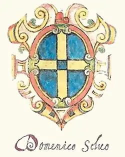 Wappen mit Dogenmütze