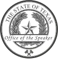 Siegel des Sprechers des Repräsentantenhauses von Texas