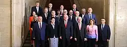Gruppenfoto der Regierung