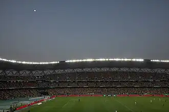 Das Stadion am 22. Januar 2024 beim Spiel des Afrika-Cup zwischen Elfenbeinküste und Elfenbeinküste gegen Äquatorialguinea