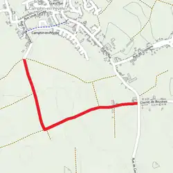 Streckenabschnitt Pavé de Camphin-en-Pévèle