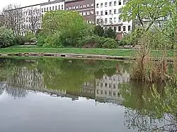 „Hundesee“ auf dem Gelände des früheren Schrottplatzes