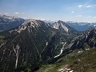 Seekarspitze und Seebergspitze (rechts)