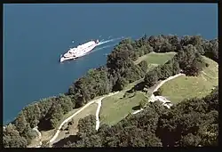 Blick von Seelisberg auf das Rütli