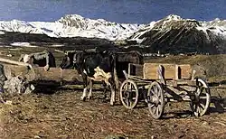 Giovanni Segantini: An der Tränke, 1888, Inventarnummer GKS344[24]