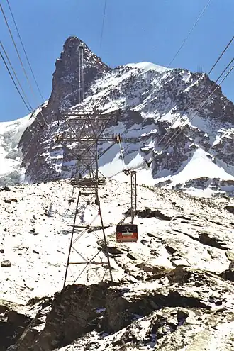 Seilbahn auf das Klein Matterhorn, Zermatt