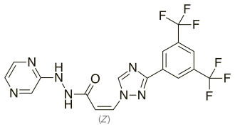 Strukturformel von Selinexor