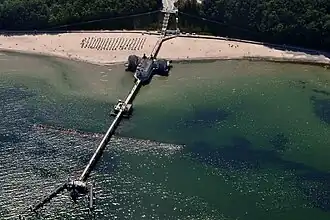 Die Seebrücke Sellin aus der Luft (2011)