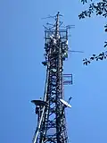Oberer Teil des Sendeturms