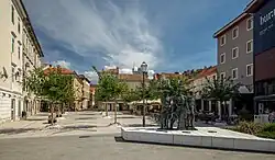 Pavlinski-Platz in der Innenstadt