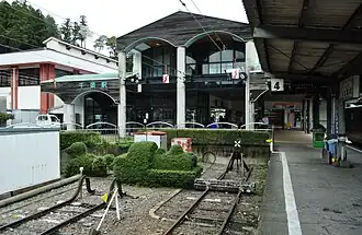 Ende der Ōigawa-Hauptlinie