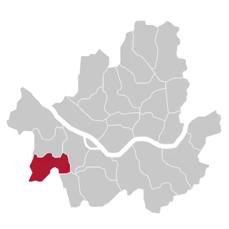 Lage von Guro in Seoul