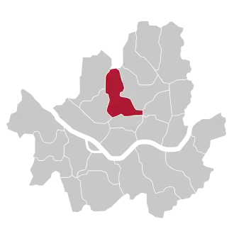 Lage von Jongno in Seoul