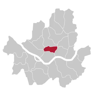 Lage von Jung in Seoul