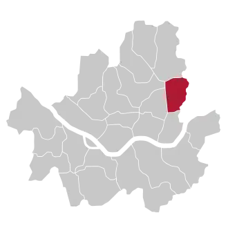 Lage von Jungnang in Seoul