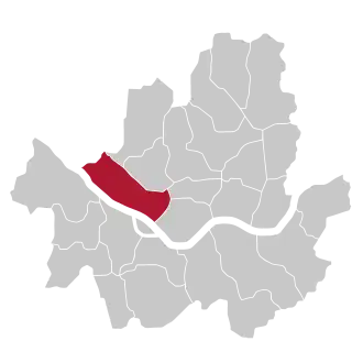 Lage von Mapo in Seoul