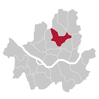 Lage von Seongbuk in Seoul