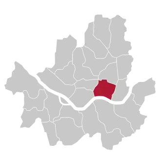 Lage von Seongdong in Seoul