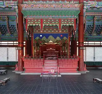 Thronsitz des Gyeongbokgungs