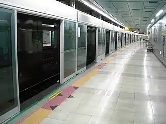 Yongmasan Station (Bahnsteigtüren)