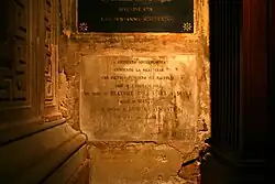 Ihr im Museum des Castello Sforzesco aufbewahrter prunkvoller Marmorsarkophag, Arbeit des Bildhauers Bonino da Campione. Daneben ihr nüchternes Grab in der Kirche Sant’Alessandro in Zebedia in Mailand in der sie laut Inschrift 1892 ihre letzte Ruhestätte fand.