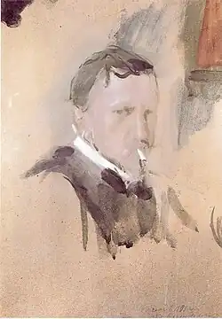 Walentin Serow – Selbstporträt, 1901