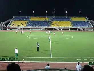 Gegentribüne im Setsoto-Stadion