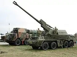 Die Zuzana ist eine Haubitze auf einem gepanzerten Rad-Chassis