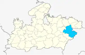 Lagekarte der Division