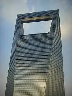 Shanghai World Financial Center, China (2008, 474&nbsp;m)