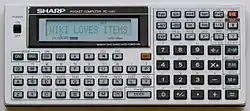 Sharp PC-1401, ein Pocket Computer (ab 1983)