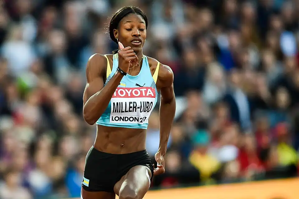 Bronzemedaillengewinnerin Shaunae&nbsp;Miller-Uibo, Bahamas