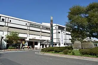 Außenansicht des Bahnhofs