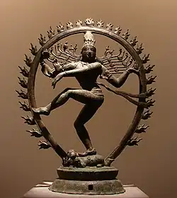 Shiva als Nataraja, tanzend auf dem Apasmara (Chola, 11. Jahrhundert)