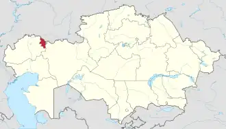 Lage in Kasachstan