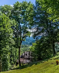 Blick in Richtung Günterstal auf das ehemalige Kloster