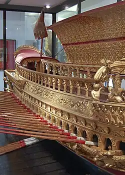 Modell des Staatsschiffs Bucintoro